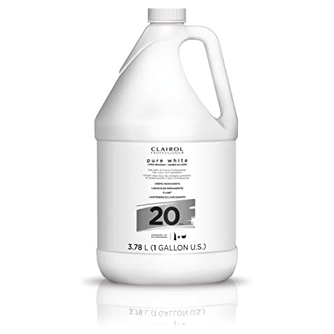 Clairol Professional Pure White 20 volume Crème Developer, 128 oz Cover