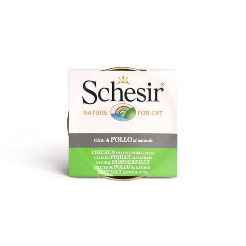 Image of Schesir Wet Cat Food Tuna with Chicken Fillets 85 gm (Pack of 3)