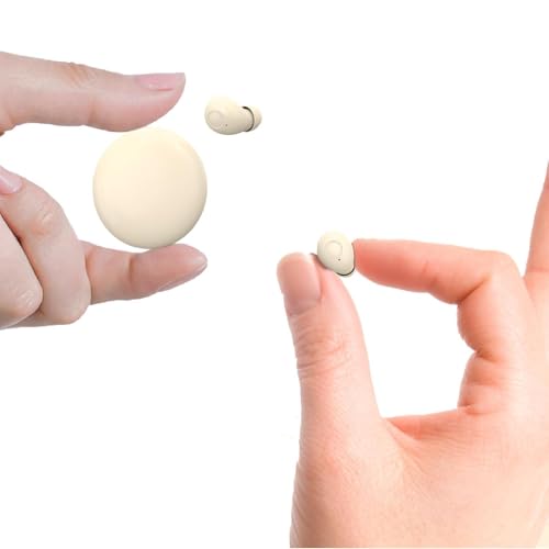 Xmenha Small Mini Invisible Earbuds Wireless Bluetooth for Small Ears Low Profile Tiny Discreet