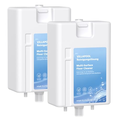 2X Reinigungsmittel Kompatibel mit Dreame L20 Ultra L20 Ultra Multi Surface Floor Cleaner für Alle Hartböden zum Einsetzen in die Ladestation 450ml X 2 PACK