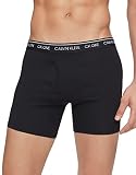 Calvin Klein Men's Underwear CK One Cotton Boxer Briefs, Black/Black/Black, S