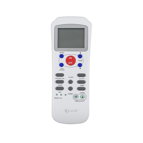 Image of 7SEVEN Compatible for Carrier Ac Remote Original R14A /E Model 82 Suitable for Split and Window Air Conditioner of 1 1.5 2 Ton Carrier ac