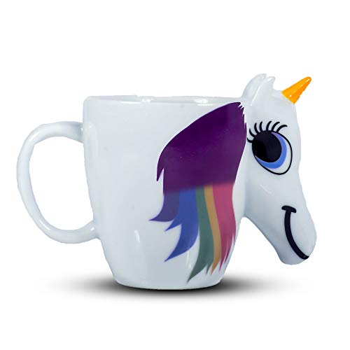 MonsterCadeaux - Tasse Licorne - Mug Magique Thermoréactif - Tasse Qui Change de Couleur - Tasse à Thé Originale - Cadeau d'anniversaire ou de Noël Cover