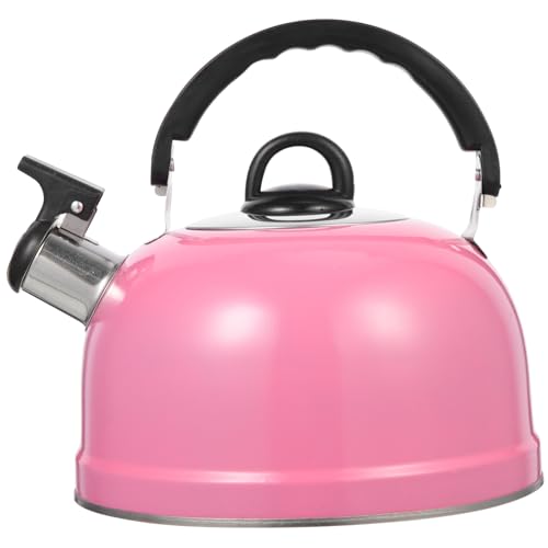 UTHCLO Hervidor de Agua Silbante de Acero Inoxidable con Mango Cómodo Tetera Práctica para Gas...