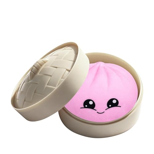 Fidget Toy | Stress Relief Toys | Soft Squeeze Sensory Toy Set | Cute Dumpling Stress Ball with Stretchy Texture for Kids Adults