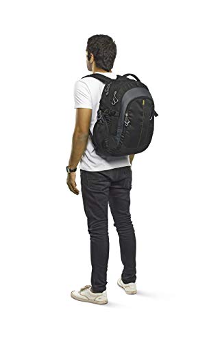 Image of Skybags Fox 29 Ltrs Black Laptop Backpack (LPBPFOXHBLK)