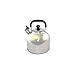 Stainless Steel Whistling Tea Kettle Large 7 Quart Teapot with Mesh Infuser 6.3 Liter Hot Water Pot Removable Lid Covered Handle Big Teapot For Making Fresh Brewed Iced Tea or Coffee Loud Whistle