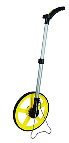 GEOLENI - Digital Distance Measuring Wheel - With Digital LCD Display - 12 Commercial Grade Feet-Inch - With Carrying Bag