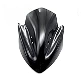 Motorbike Windscreen Wind Deflector Motorcycle Accessories Front Windshield WindScreen Deflectors Windshield for ER6N 2013 2014 2015 2016 2017 ER-6