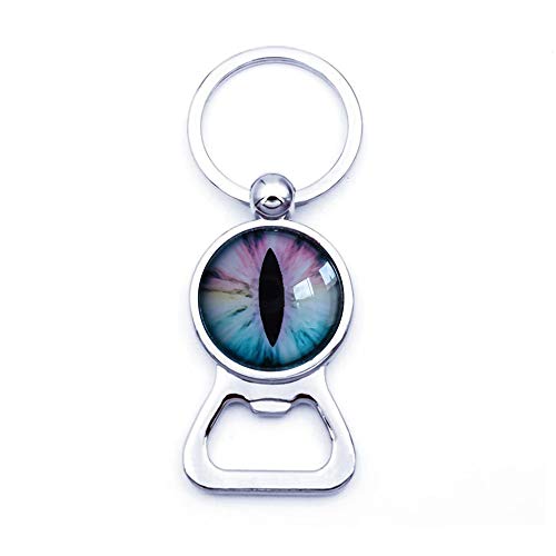 Sunshine - Abridor de botellas de cristal con ojos de dragón arcoíris, ojo de gato, ojo de zombi,...