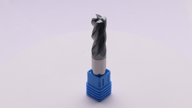 Image of 4 Flute Solid Carbide Square End Mill(1Pc, 1 /2in), AlTiN Coated | 35 Helix, 1 /2 inch Cutting Dia, 1 /2 inch Shank Dia, 1-1 /4 inch LOC, 3 inch OAL For Milling Alloy Steel, Hardened Steel, Iron, Copper