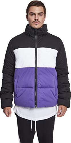 Urban Classics 3-tone Boxy Puffer Jacket, Giacca