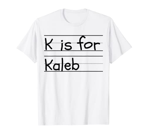 Kaleb - Kaleb Name Student Kindergarten Camiseta