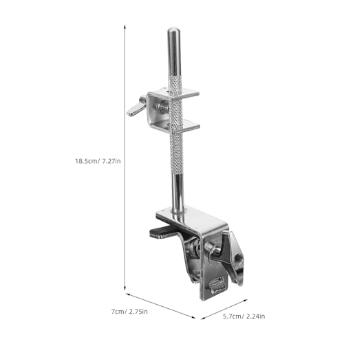 Clamp Ajustable para Soporte de Cowbell Silver miniatura 6