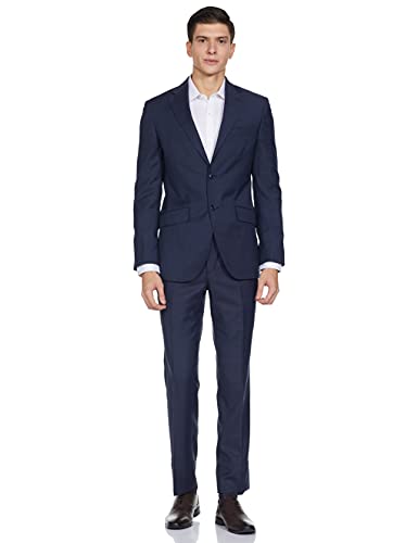 Image of Raymond Men's Wool SB2 BTN Notch Lapel Floating Suit-1 Dress Set