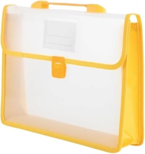 フォルダバッグ、セットボタン式透明プラスチック防水、大容量フォルダバッグ (b)