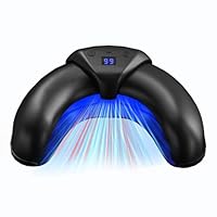 IUHFSIFS 2025 Upgrade Nagelpilz Lasergerä【mit Zeitanzeige - 30s/60s/99s】Faltbares Gerät Nagelpilz Lasergerä für Mehrere Fingernägel und Zehennägel der Beschädigten Nägel Laser(Schwarz)