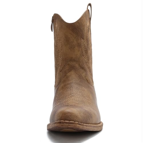 Image of GLOBALWIN Cowboy Boots For Women Short Ankle Boots