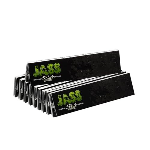 Feuilles à Rouler Jass Black - 10 Carnets de 33 Feuilles
