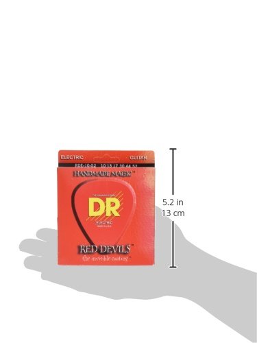 DR E EXRD RDE-10/52 Extra Red Devils Jeu de cordes pour guitare électrique 10-52 - Les Beatles, Paul McCartney, John Lennon, RIngo Starr, George Harrison DR E EXRD RDE-10/52 Extra Red Devils Jeu de cordes pour guitare électrique 10-52 – Image 4