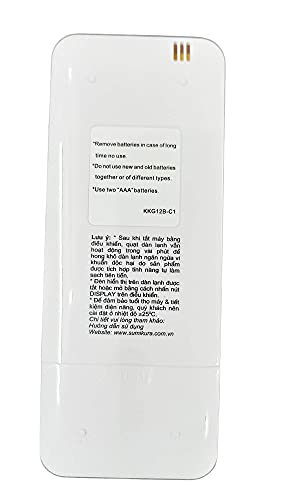 Image of Ehop KKG12B-C1 Compatible Remote for Lloyd Air Conditioner AC-223 KKG12B-C1 (Please Match the Image with Your existing or Old Remote Before Ordering)