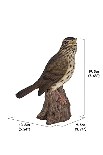 Estatua Decorativa Pájaro Cantor Activada por Movimiento miniatura 7