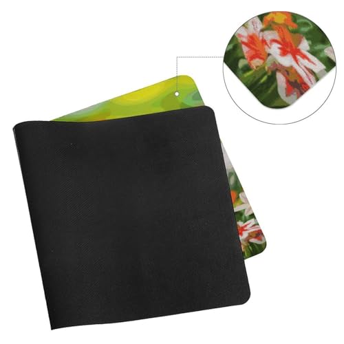 Spring Flowers Desk Pad con base de goma grande miniatura 7