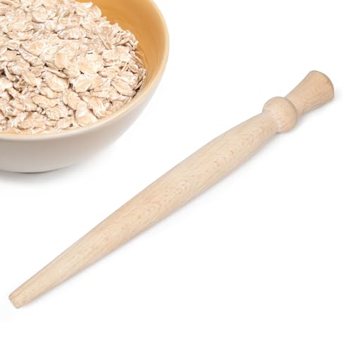 Porridge Spurtle Wooden | Spurtle Porridge Stirrer 29cm Long | Wooden Stirrers Beechwood | Scottish Spurtle for Stirring Porridge Soups Stews & More
