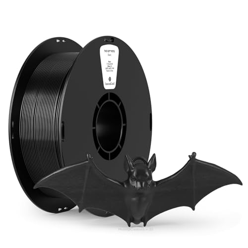 kexcelled PETG Filament 1.75mm, Black, 1kg Spool