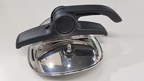 Lagostina Couvercle d'origine en acier inoxydable pour autocuiseur Mia et Preziosa