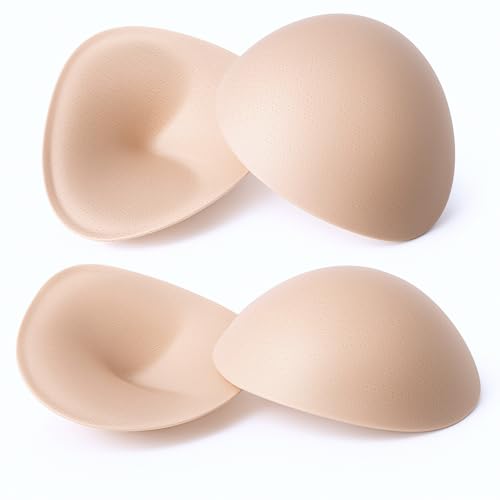 2 Paar BH Einlagen Sponge BH Insert Pads Herausnehmbare Einsätze...
