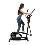 TechFit E300 Cross Trainer, Ellipsentrainer für zu Hause, Gewichtsverlust Maschine für Cardio- und Fitnessübungen, Magnetische Widerstandsvorrichtung geeignet für Innenräume 120 x 58 x 155 cm – Bild 2