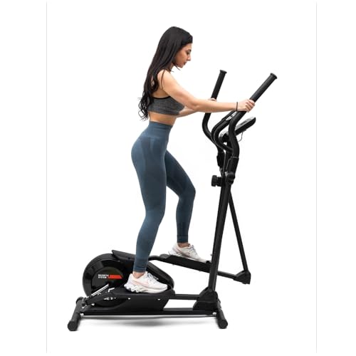 TechFit E300 Cross Trainer, Ellipsentrainer für zu Hause, Gewichtsverlust Maschine für Cardio- und Fitnessübungen, Magnetische Widerstandsvorrichtung geeignet für Innenräume 120 x 58 x 155 cm – Bild 3