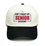 Don't Forget My Senior Discount Sun Hat Cool Caps for Him