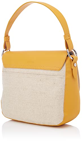 ESPRIT Women's 041EA1O316 Satchel Bag, 750/Yellow, S