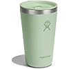 Hydro Flask All Around Tumbler Press-In Lid, Insulated Travel Mug, Stainless Steel Coffee Cup 16 Oz Aloe Green