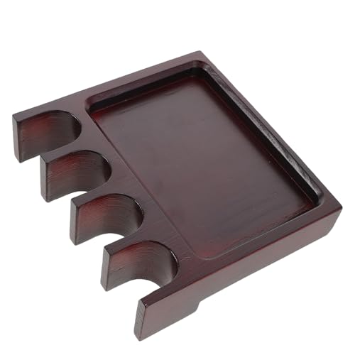 Support de queues de billard 4 trous noir antidérapant avec base lestée