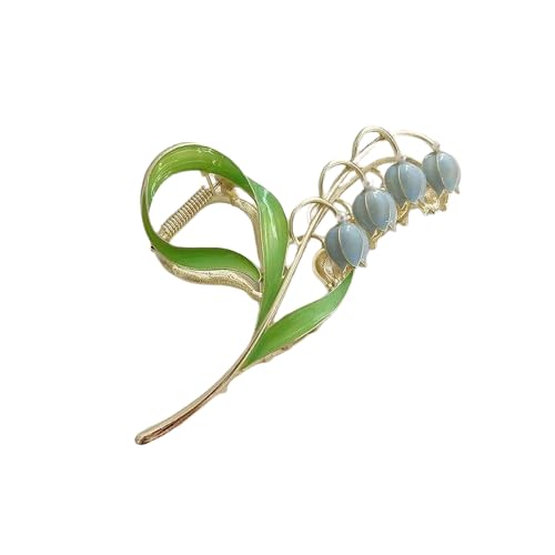 M.T. BROTHERS - Big Fancy Metal Non-Slip Hair Clip, Large Jaw Clips, for Women Thin Thick Curly Hair Pearl Hair Clips Sparkly Hold Hair Jaw Clips