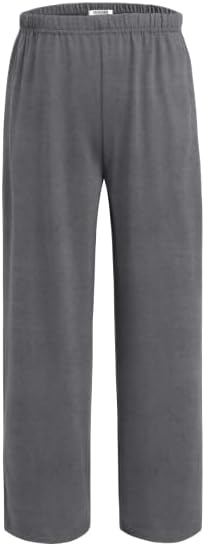 Ekouaer Boys Pajama Pants Long Sleep Soft Elastic Waist Bottoms Plaid Lounge With 2 Pockets 4-14 Years