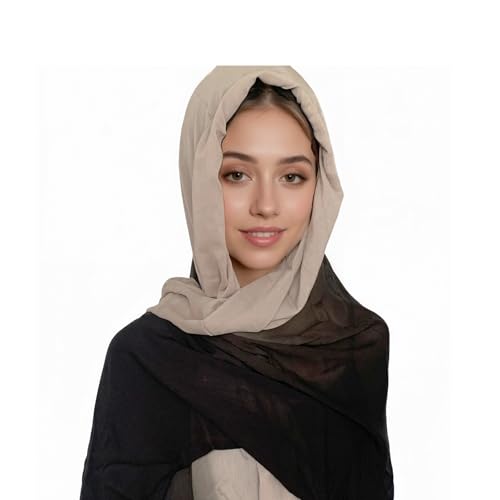 Modal Hijab Ombre Head Scarf Shawl Wrap for Women Muslim Lightweight2