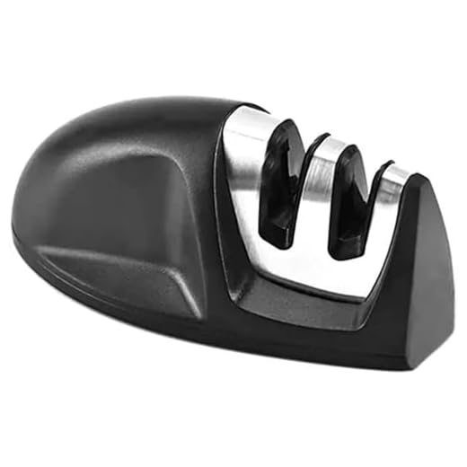 Mini Afiador De Facas Canivetes Em Aço Inox 9,5cm X 5cm Profissional