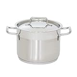 Hascevher Industry Leading Commercial-Grade 18/10 Stainless Steel Stock Pot with Cover 9 Quart, Induction Compatible