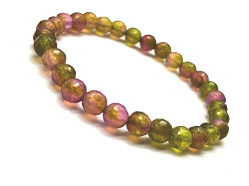 Bracelet en jade et tourmaline facettée pour vos séances de méditation