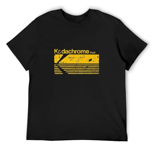 Kodachrome Film - Camiseta para hombre, diseño de Kodak, retro, vintage, fotografía, Negro, M