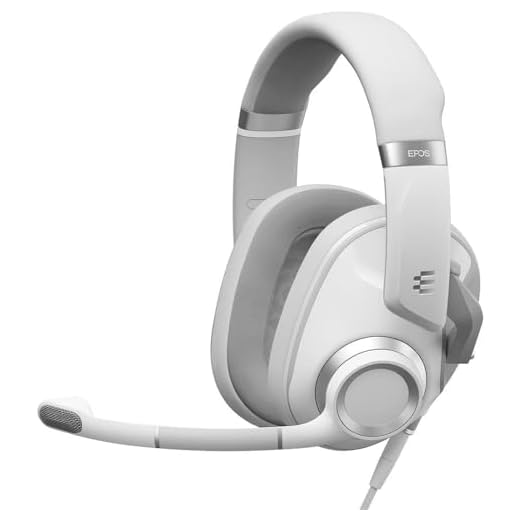 EPOS Audio H6PRO Closed Acoustic Gaming Headset (Ghost White)
