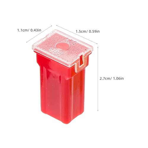 Mikinona 10 piezas Kit de Fusibles para Autos, Bloques de Fusibles para Vehículos RV, Camión y SUV con Patas Largas para Circuitos Eléctricos miniatura 2