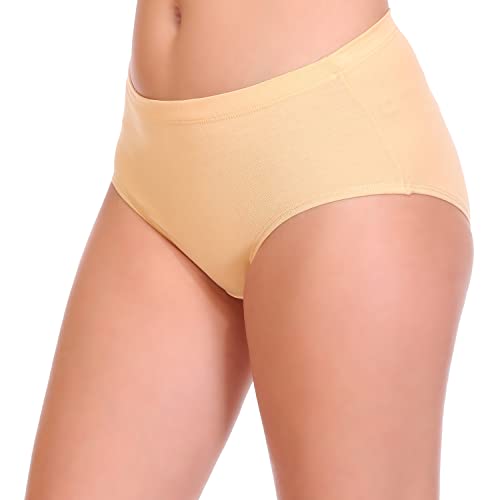 Image of SONA Women's Soft Cotton Inner Elastic Plain Daily Use Hipster Panties