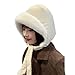 SPONGL Convertible Ear Flap Hat Transforms to Fashion Bag Down Cotton Filled for Warmth Lightweight Adjustable Design
