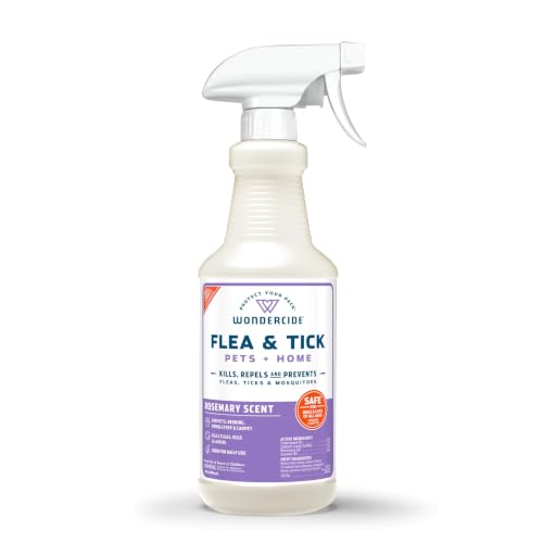 Wondercide Flea Tick & Mosquito Spray for Pets & Home - Rosemary 16 fl oz