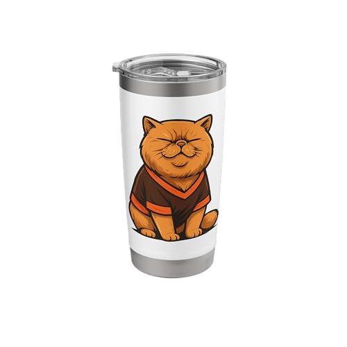 Pudge The Cat Stainless Steel Insulated Tumbler